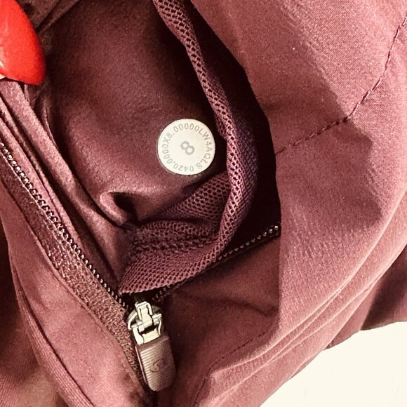 Lululemon Womens Vest Down For It All Goose Down Vest Size 8 D.Red 700 Fill $148 - Picture 10 of 13